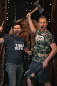 Axe Throwing Experience - Axe Masters coaching: how trick shots and accuracy training work