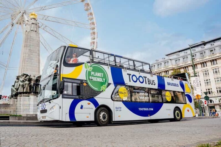 Brussels: Hop-On Hop-Off Bus Tour& Belgian Beer World Museum - How the Hop-On Hop-Off Ride Actually Plays Out