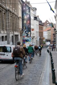 Brussels: Sightseeing Bike Tour - 3.5 Hours, 10 Main Stops: how the route actually works