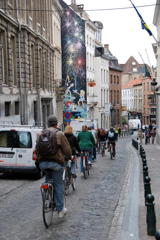 Brussels: Sightseeing Bike Tour - 3.5 Hours, 10 Main Stops: how the route actually works