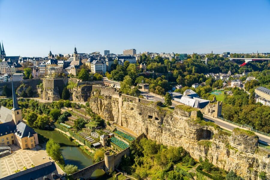 From Brussels: Luxembourg Tour with Dinant Visit - The ride to Dinant: switching from castle walls to river cliffs